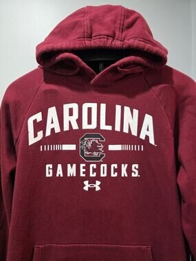 South Carolina Gamecocks Under Armour Hoodie Mens M Garnet NCAA Football